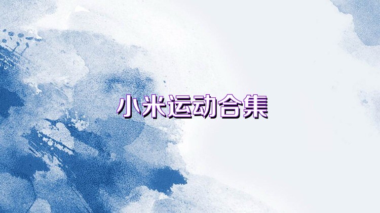 小米运动合集
